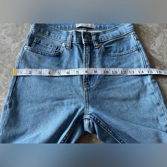 EVERLANE high rise skinny blue jeans 24 regular - Picture 9 of 9